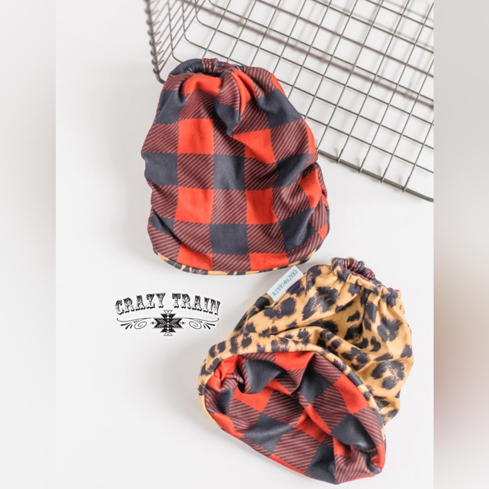 BANDITO BUN BEANIE -LEOPARD by Crazy Train